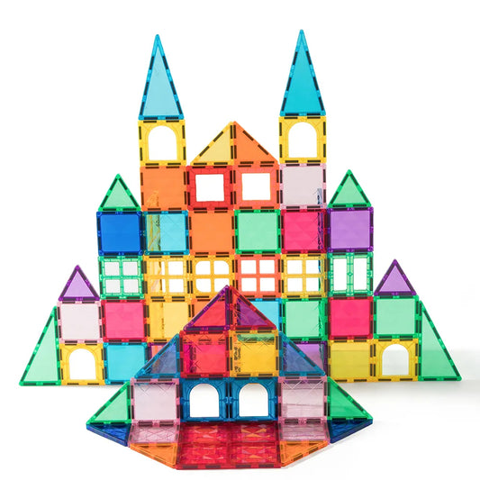 HOBABY 128pcs Prism Magnetic Tiles