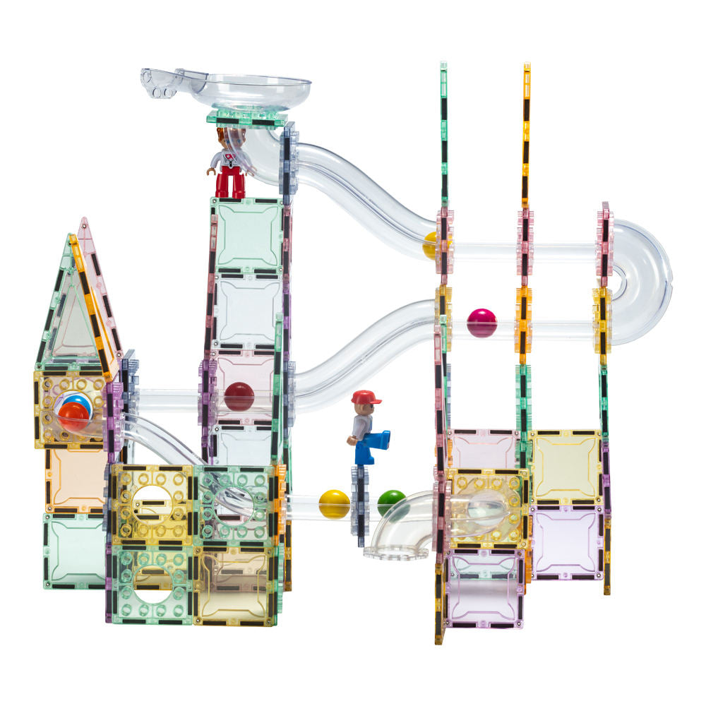 HOBABY 100PCS Magnetic Marble Run