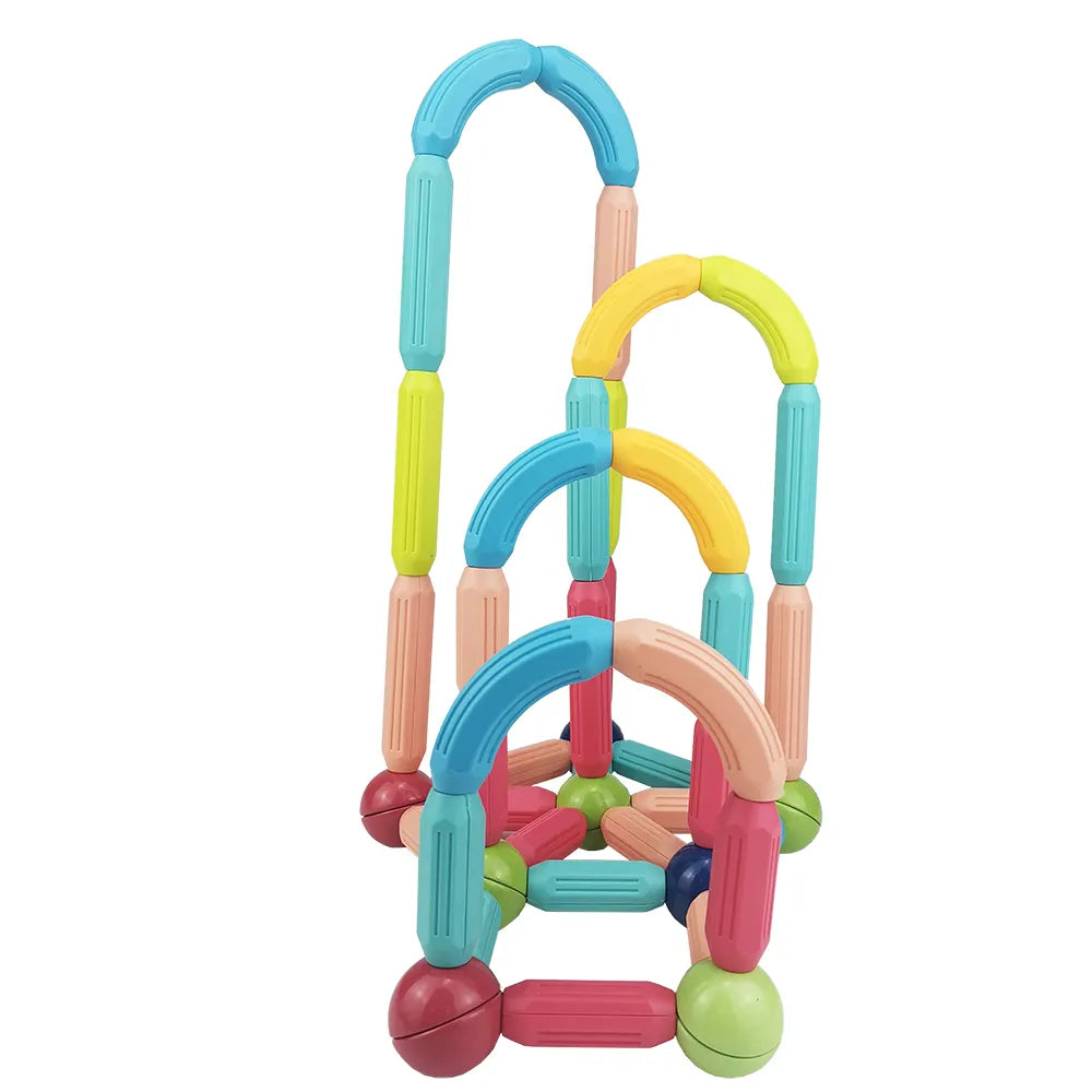 HOBABY 128pcs Magnetic Sticks and Balls