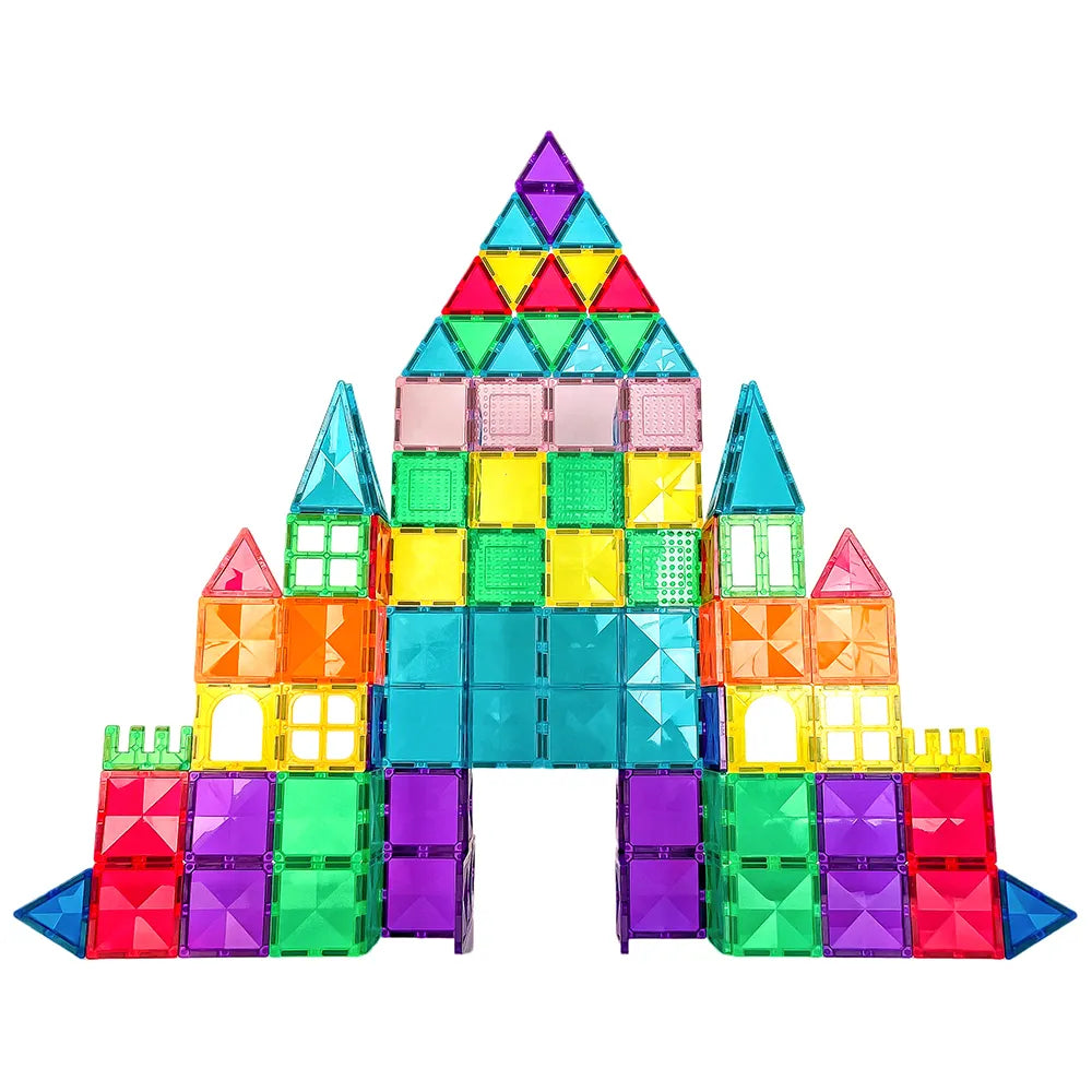 HOBABY 24pcs Prism Magnetic Tiles