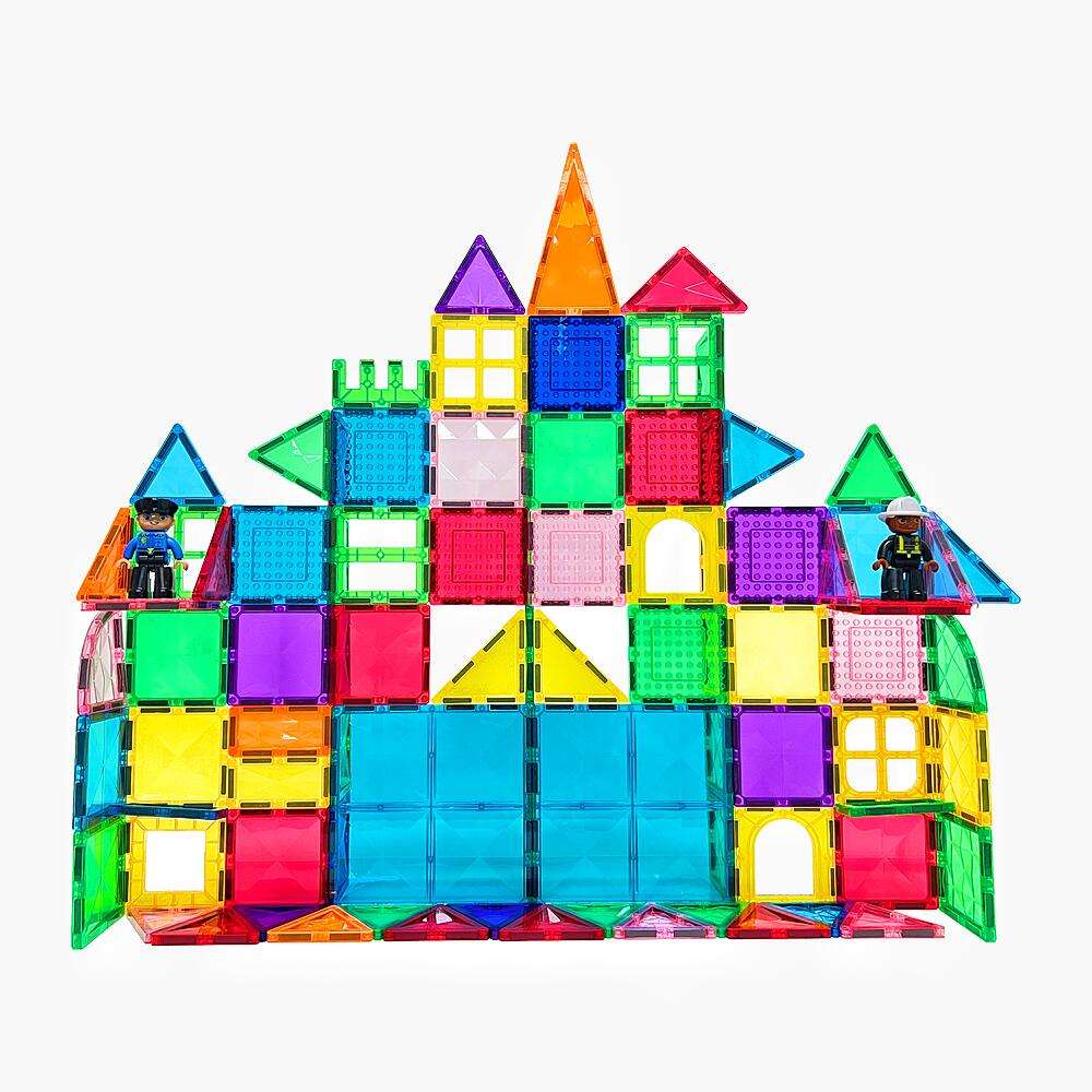 HOBABY 48pcs Prism Magnetic Tiles