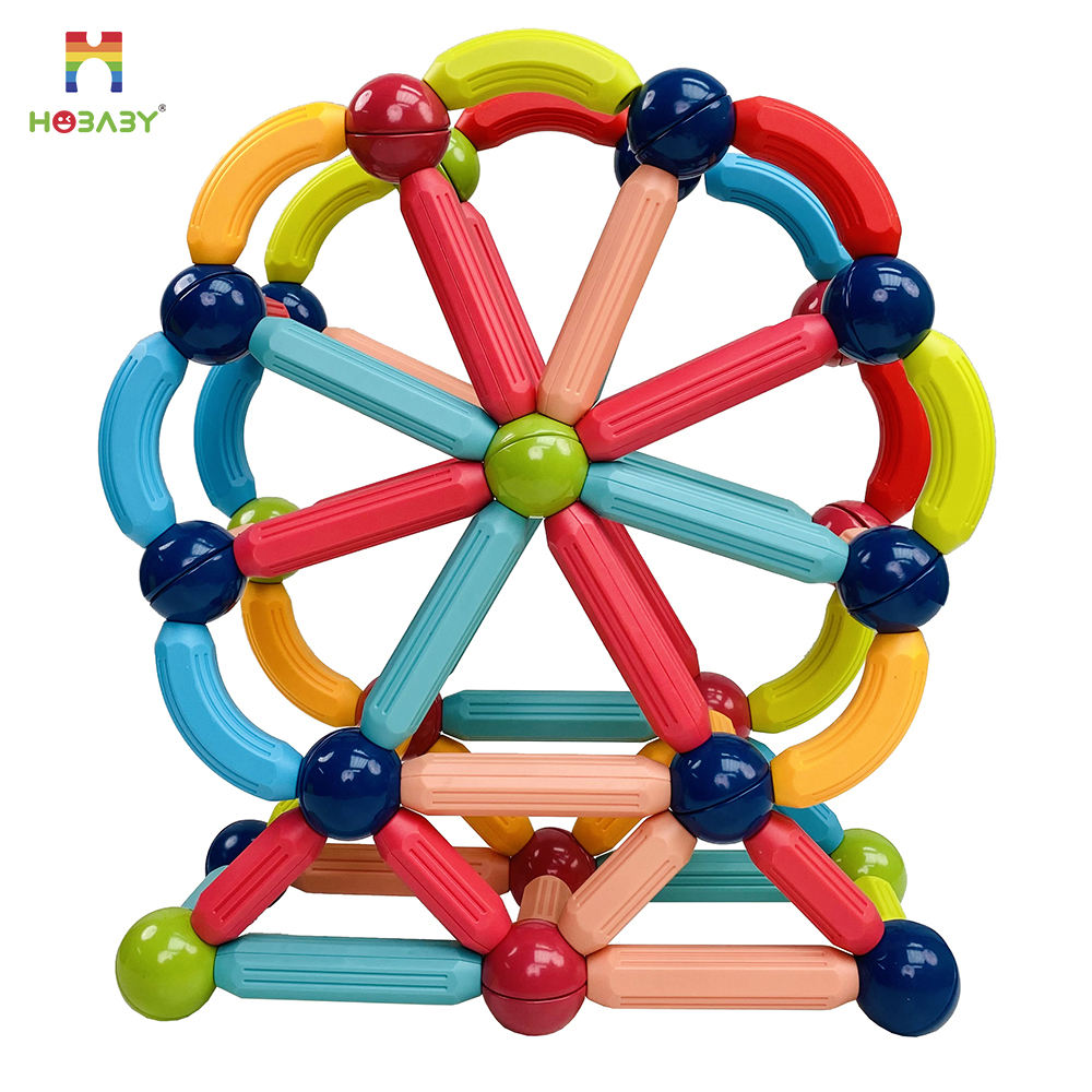 HOBABY 68pcs Magnetic Sticks and Balls