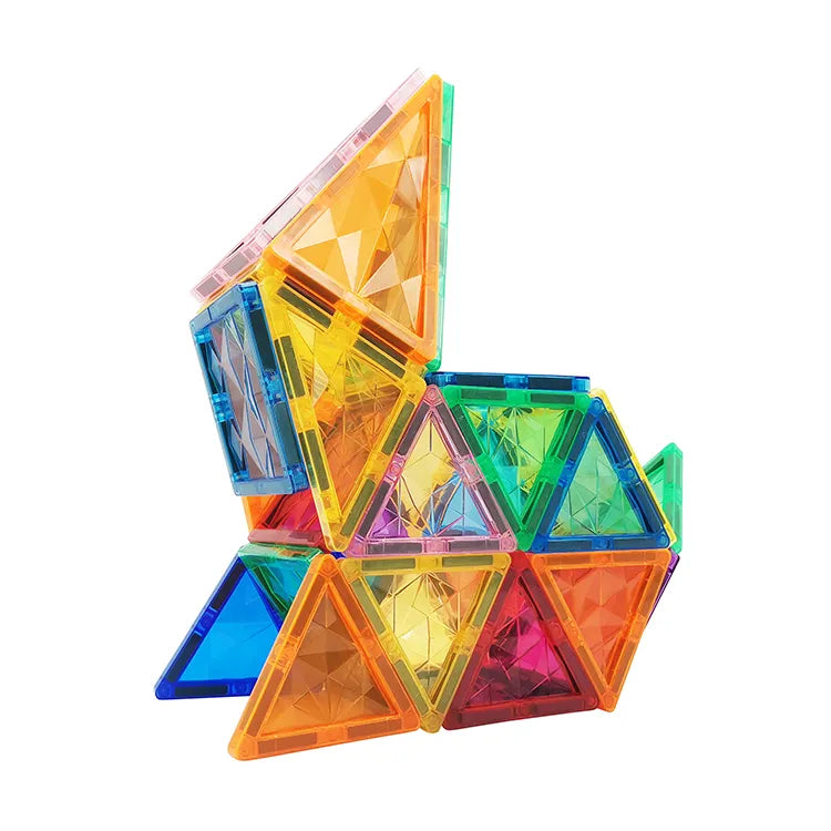 HOBABY 60pcs Prism Magnetic Tiles