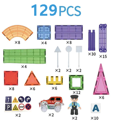 HOBABY 129pcs Magnetic Track